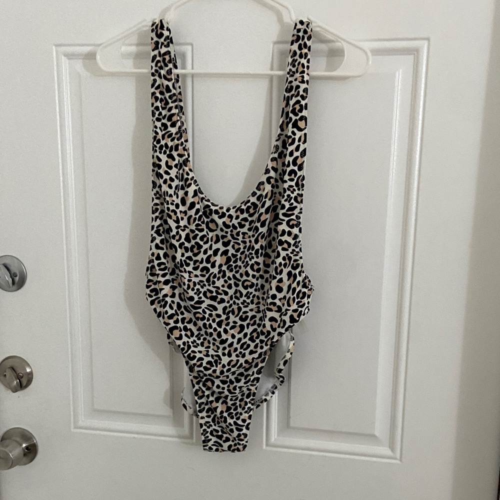 Norma Kamali Leopard Print Swimwear